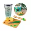 Kit De Caipirinha E Drinks Com 4 Peças De Bambu Dynasty