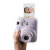 Kit De Câmera Instax Mini 12 Lilás + Bolsa + Filme Fujifilm