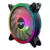 Kit De Cooler Fan Rgb 120x120 Com Controle Bright Hw004