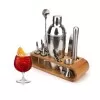 Kit De Coqueteleira E Acessórios P/ Drinks Aço Inox 12 Peças