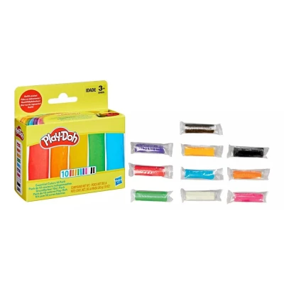 Kit De Massinha De Modelar Com 10 Cores Sortidas Play-Doh