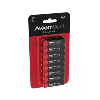 Kit De Pilhas Alcalinas AA Com 16 Unidades 1.5v - Avant