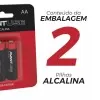 Kit De Pilhas Alcalinas AA Com 2 Unidades 1.5v Avant