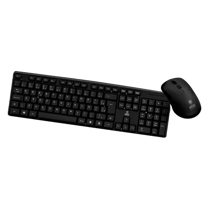 Kit De Teclado E Mouse Com Fio Kross Cor Preto Ke-km400