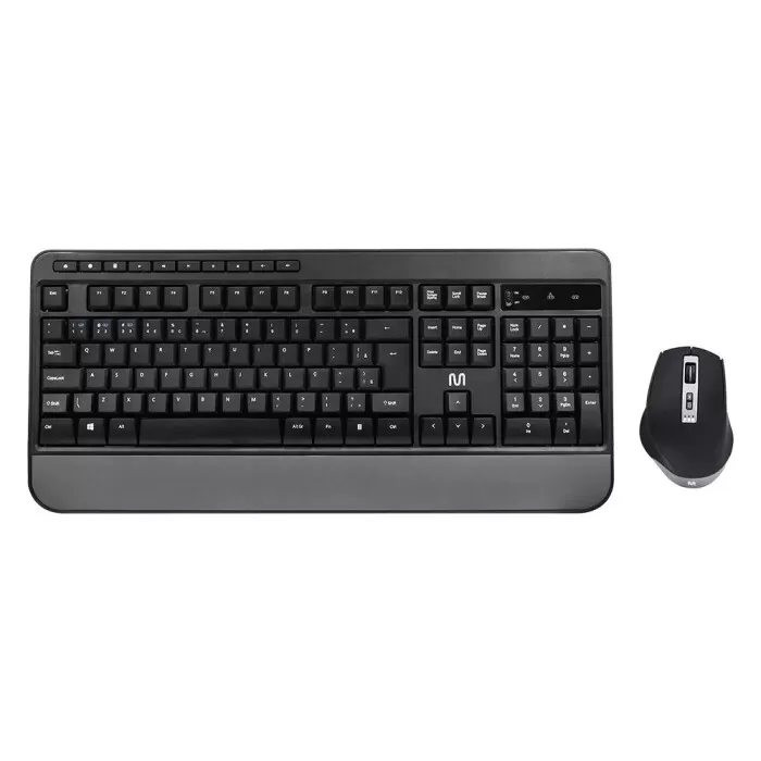 Kit De Teclado E Mouse Sem Fio Cs1200 Preto Tc301 Multi