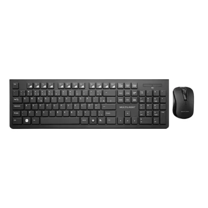 Kit De Teclado E Mouse Sem Fio Cs400 Cor Preto Multilaser