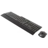 Kit De Teclado E Mouse Sem Fio Ergonômico Preto Rapoo RA005