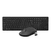 Kit De Teclado E Mouse Sem Fio Preto Akp104 Pro Akko