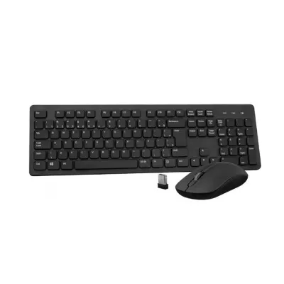 Kit De Teclado E Mouse Sem Fio Preto Akp104 Pro Akko