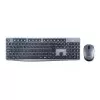 Kit De Teclado E Mouse Sem Fio Teclas Côncavas Cinza Tc245