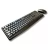 Kit De Teclado E Mouse Slim Sem Fio Cor Preto C/ Pilha TC269