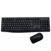 Kit De Teclado E Mouse Slim Sem Fio Cor Preto C/ Pilha TC269