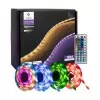 Kit Inteligente Fita De Led Rgb 2X5M Wifi Ekgc-T3135D Novo