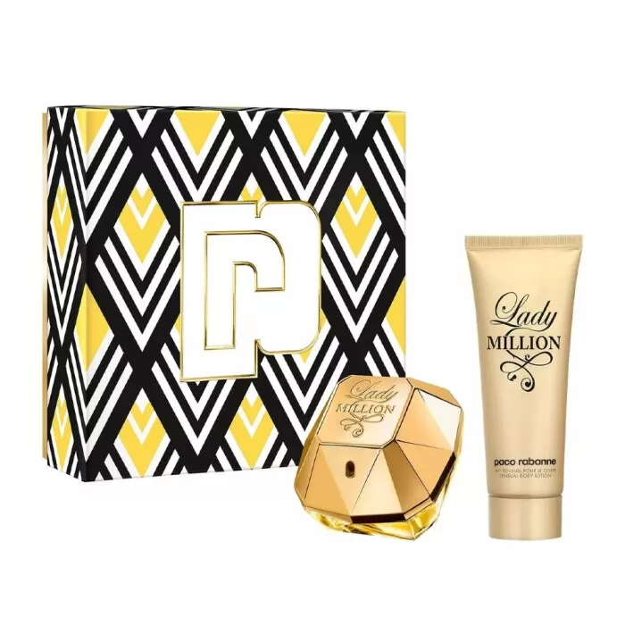 Kit Lady Million Paco Rabanne Eau De Parfum 80ml + 100ml