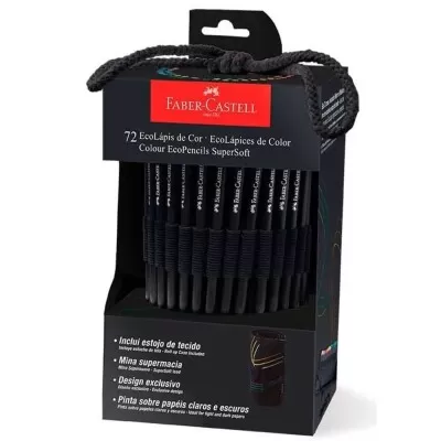 Kit Lápis De Cor Supersoft 72 Cores Faber Castell Novo