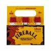 Kit Mini Licor Fireball Miniatura Com 6 Unidades 50ml