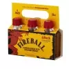 Kit Mini Licor Fireball Miniatura Com 6 Unidades 50ml