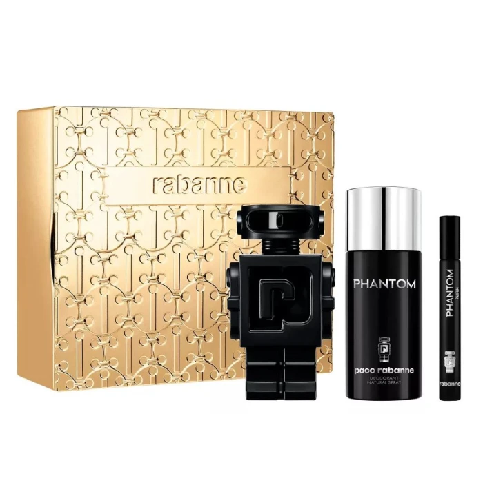 Kit Perfume Phantom Parfum 100ml + Deo 150ml + 10 ml