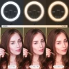 Kit Ring Light Led 46cm 18 Polegadas Com Tripe 2,1 Metros