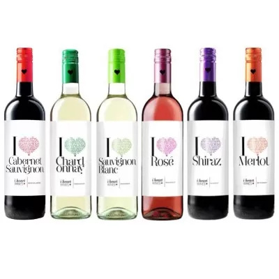 Kit Seleção I Heart Wines 6 Garrafas de Vinho Freixenet