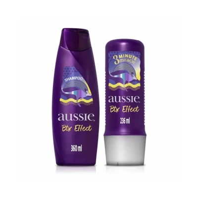 Kit Shampoo + Condicionador 360/236Ml Aussie Botox Effect