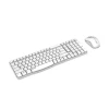 Kit Teclado E Mouse Sem Fio Branco Rapoo Novo