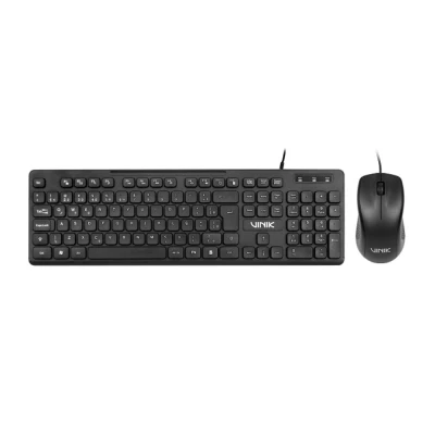 Kit Teclado E Mouse Usb Slim Chocolate Sc100 Vinik Novo