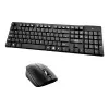 Kit Teclado + Mouse Sem Fio Cor Preto CS300 Multi