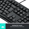 Kit Teclado e Mouse Com Fio Logitech MK120