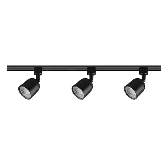 Kit Trilho 1M Com 3 Spots Led 15W 6500K Preto Blumenau