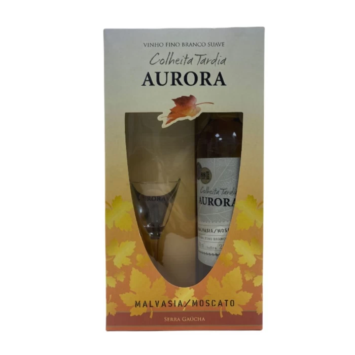 Kit Vinho Branco Aurora Colheita Tardia 500Ml