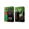 Kit Whisky Jack Daniels Apple 1 Litro + Taça De Vidro