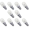 kit 10 Lâmpada Incandescente Micro Ondas E14 220v Taschibra