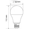 Lâmpada De Led A60 10W 3000K E27 Bivolt Galaxy Novo