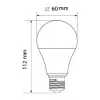 Lâmpada De Led A60 14W 6500K E27 Bivolt Galaxy Novo