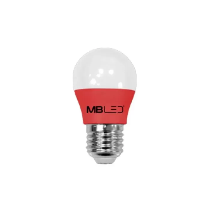 Lâmpada De Led Bolinha G45 5W Vermelha Bivolt L55161 Novo