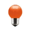 Lâmpada De Led Bolinha Laranja E27 6W Bivolt Lm282 Luminatti