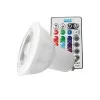 Lâmpada De Led GU10 Rgb 3,5w Com Controle 24 Bot. Luminatti