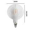 Lâmpada De Led Globo Filamento E27 15W 2700K G2000 Bivolt