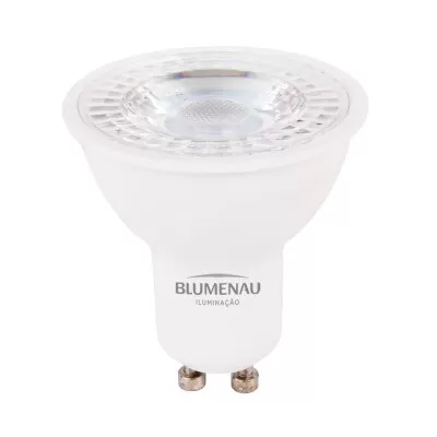 Lâmpada De Led Mr16 Gu10 7W 3000K Branca Blumenau