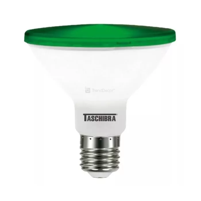 Lâmpada De Led Par38 Com Luz Verde 15w E27 Ip65 Taschibra