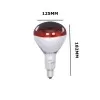 Lâmpada De Led R125 Infravermelho 150W 220V E27 Luz Vermelha