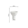 Lâmpada De Led Sof Mr16 7W 2700K Irc95 Branca Nordecor