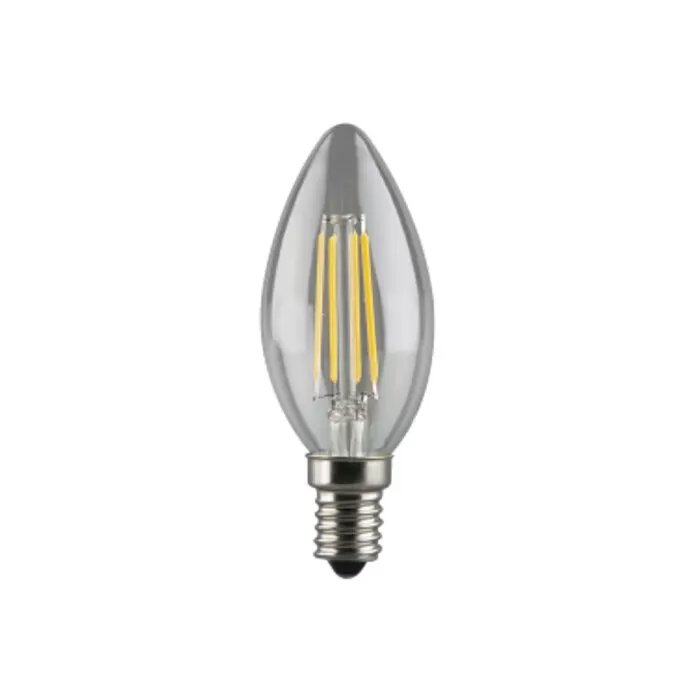 Lâmpada De Led E14 Vela Clear 4W 4000k Deluxe Avant