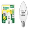 Lâmpada De Led Vela 3W 2700K E14 Com Adaptador P/ E27 Branca