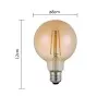 Lâmpada Led Baloon Filamento G125 Werus 6w 2500k Nordecor