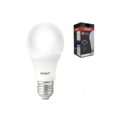 Lâmpada Led Bolinha Pêra 15W 6500K Bivolt Branca Avant