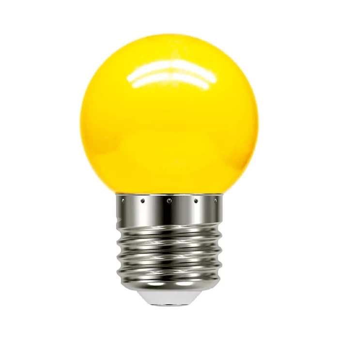 Lâmpada Led Bolinha Tbl 1W 220V Amarela Nova