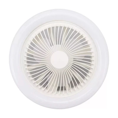 Lâmpada Led Com Ventilador Teto + Controle 30W - Multicor