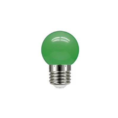 Lâmpada Led De Bolinha Taschibra Verde 1W 220V Novo